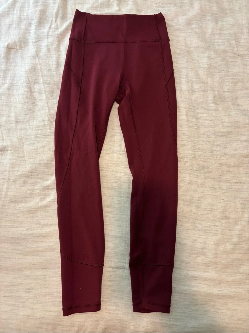 lululemon athletica women’s leggings in burgundy